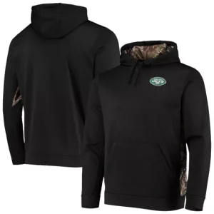 Men's Black and Realtree Camo Pullover