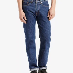 Men's 505™ Regular Straight Fit Non-Stretch Jeans Blue